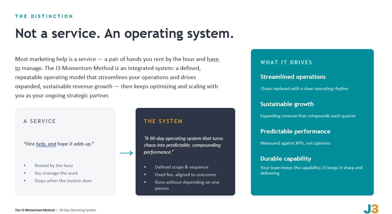 The Distinction between a Service and a System